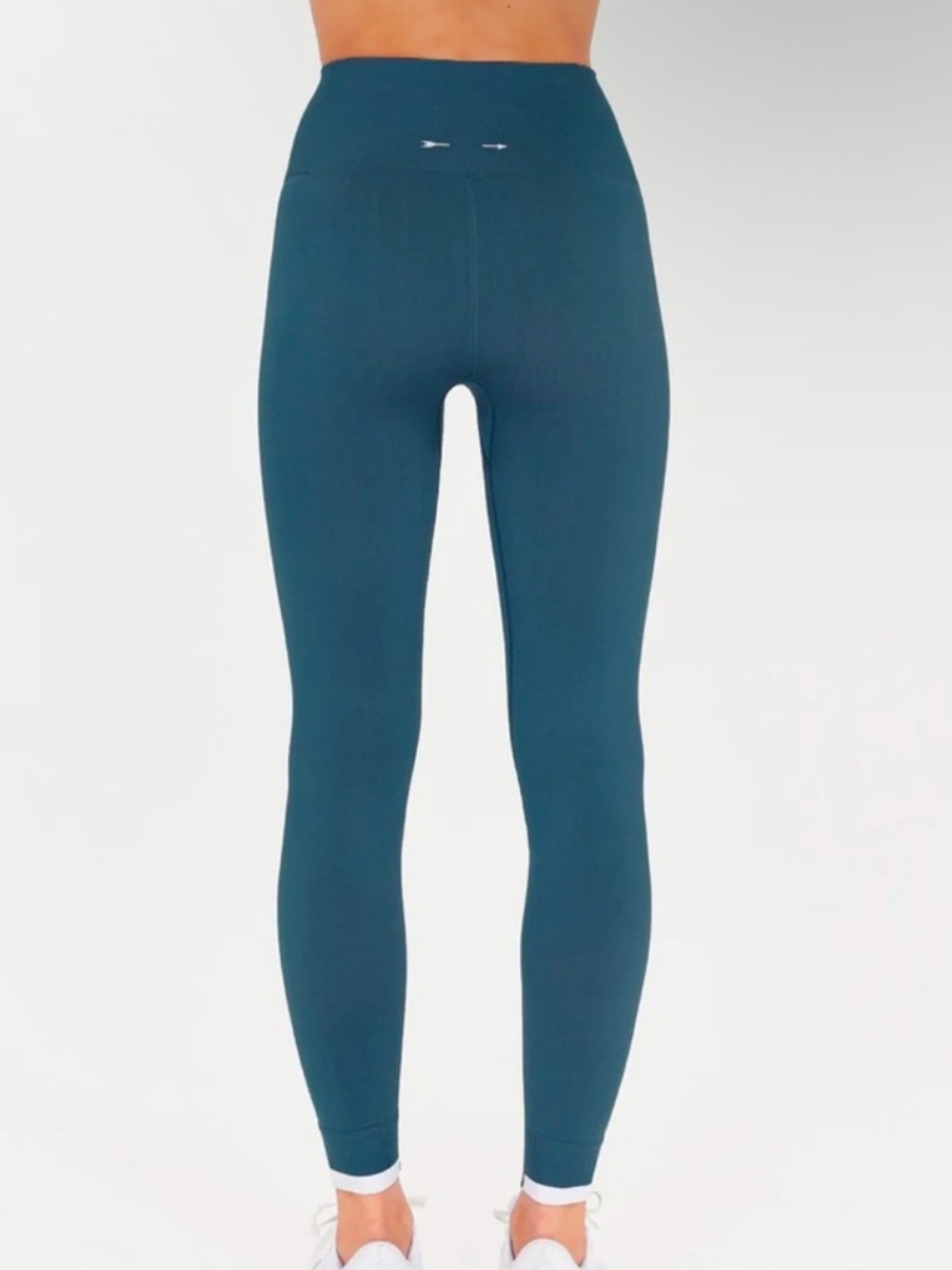 the upside teal seamless performance leggings